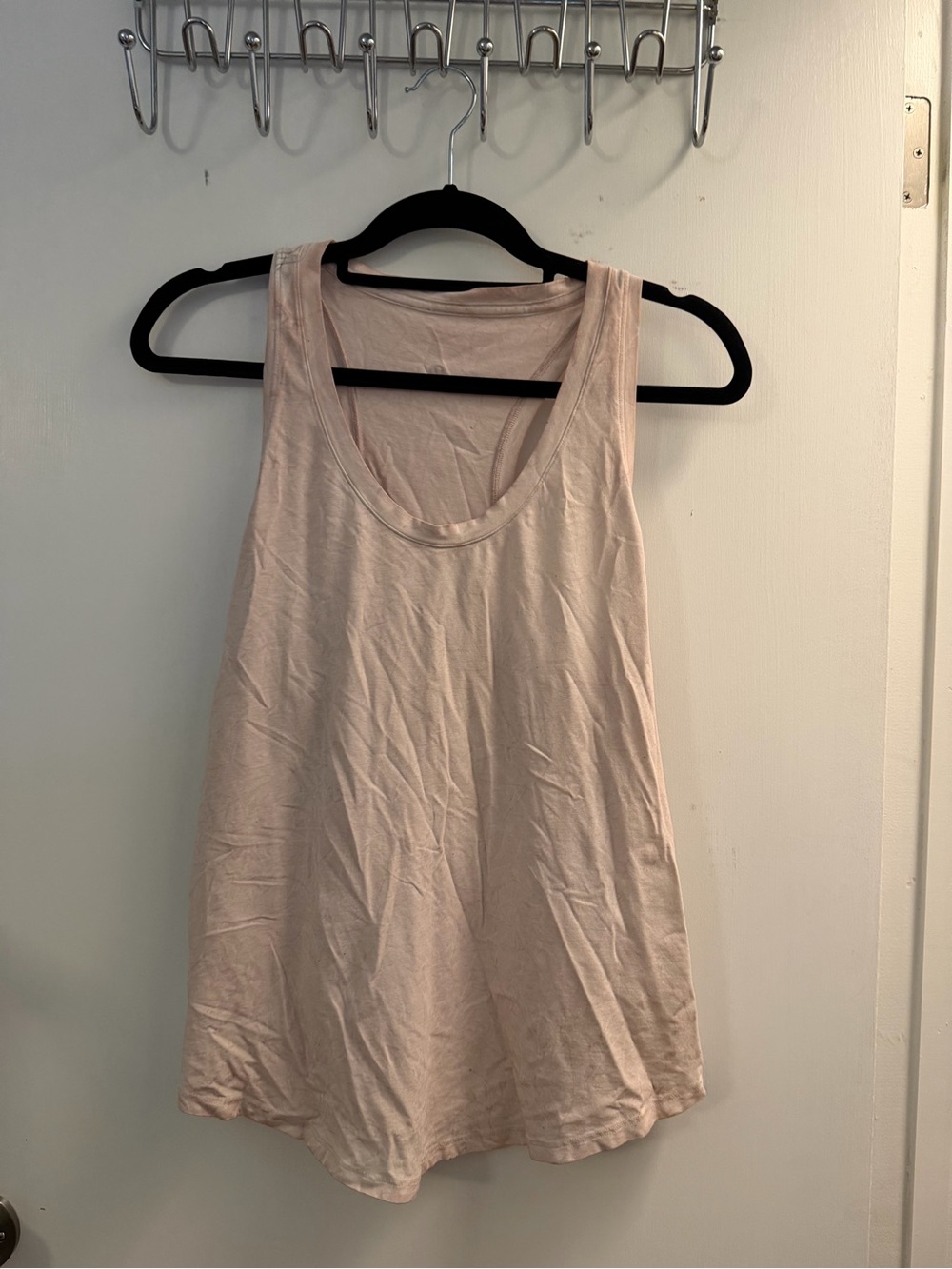 lululemon athletica light pink scoop neck tank
